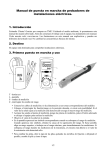 Manual de puesta en marcha de probadores de instalaciones