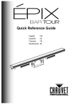 EPIX Bar Tour Quick Reference Guide Rev. 1 Multi