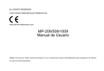 MP-209/509/1009 Manual de Usuario