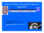 Herramientas Computacionales en Ingeniería