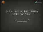 MANIFIESTO DE CARGA FERROVIARIO