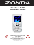 Teléfono Celular ZMCK870 Manual de Usuario en Español