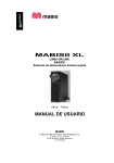 MABISII XL MANUAL DE USUARIO