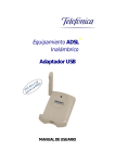 Manual Adaptador USB 802.11g NUB 350 Senao v1.0
