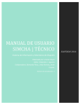 Manual de Usuario SIMCHA | tÉcnico