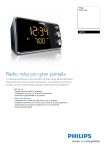 AJ3551/12 Philips Radio reloj