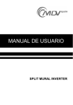 Manual usuario split mural inverter