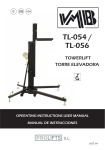 Manual VMB TL-054 - TL