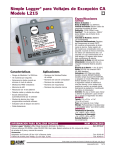 Simple Logger® para Voltajes de Excepción CA Modelo L215