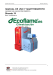 Manual de usuario Dinamic Caldera de Biomasa