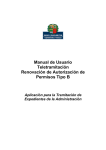 Manual de Usuario Teletramitación Renovación de Autorización de