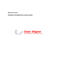 Manual de usuario SISTEMA DE INFORMACION CLEAR ALIGNER
