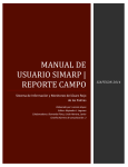Manual de Usuario SIMARP | REPoRTE Campo