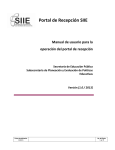 Portal de Recepción SIIE - SEP - Secretaría de Educación Pública