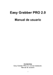 Easy Grabber PRO 2.0 Manual de usuario