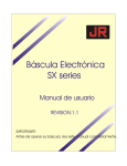 Báscula Electrónica SX series - refrigeracion guevara.com.mx