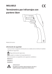 MUL4012 Termómetro por Infrarrojos con puntero láser