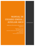 Manual de Usuario SIMDIA | AUXILIAR ARCO