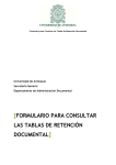 Manual de usuario Formulario TRD