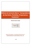 Módulo de Convenio Marco “Impresoras, Consumibles y Accesorios”