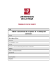 Diseño y desarrollo de un gestor de “Catalogo de servicios”