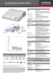 Especificaciones técnicas Proyector HITACHI CP