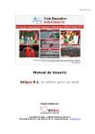 Manual de Usuario Uriges 5.1, el editor para su web