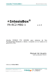 IntesisBox PA-RC2-MBS-1 Manual Usuario