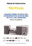 MXOnda MXDHS8548 Manual - Recambios, accesorios y repuestos