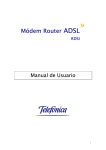 Manual de usuario Módem Router ADSL - RDSI