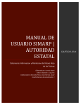 Manual de Usuario SIMARP | autoridad estatal