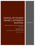 Manual de Usuario SIMARP | AUTORIDAD NACIONAL