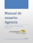 Manual de usuario: Agencia