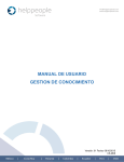 CS-M08 Manual de Usuario Gestión de Conocimiento