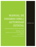 Manual de Usuario SIMA | autoridad ESTATAL