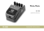 CE-100 pedal de efectos manual de instrucciones
