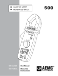 CLAMP-ON METER MEDIDOR DE TENAZA