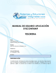 MANUAL DE USUARIO APLICACIÓN SYSCONTANIF TESORERIA