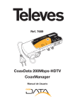 Coax Manager - Manual de Usuario Ref. 7689