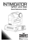 Intimidator Spot LED 150 Quick Reference Guide Rev. 2 Multi