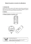 Manual de puesta en marcha de calibradores