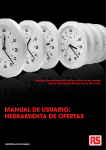 MANUAL DE USUARIO: HERRAMIENTA DE OFERTAS