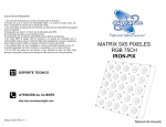 MATRIX 5X5 PIXELES RGB 75CH IRON-PIX