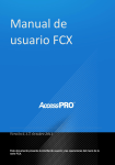 Manual de usuario FCX_ES