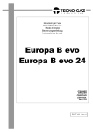 Europa B evo Europa B evo 24 - Tecno-Gaz