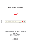 GENERADOR ESTEREO SERIE 2000