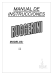Manual de taller Ruggerini R10 y R12