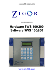 Hardware SWS 100/200 Software SWS 100/200