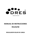 MANUAL DE INSTRUCCIONES RS124/40