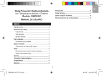 Reloj Proyector Radiocontrolado con Temperatura Interior / Exterior